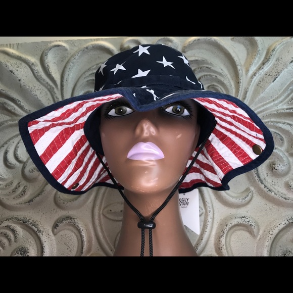 ugly stuff Accessories Bucket Hat Ugly Stuff Supply Patriotic Red
